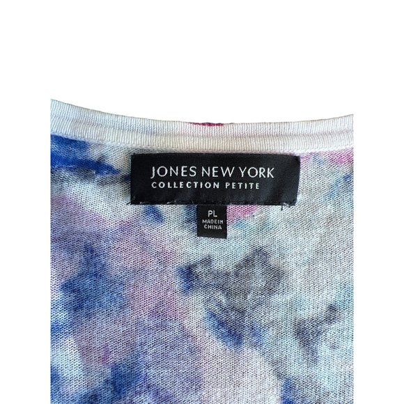 🧡💚💙Jones New York Collection Women Tie Dye Sweater PL🧡💚💙 - Picture 6 of 9